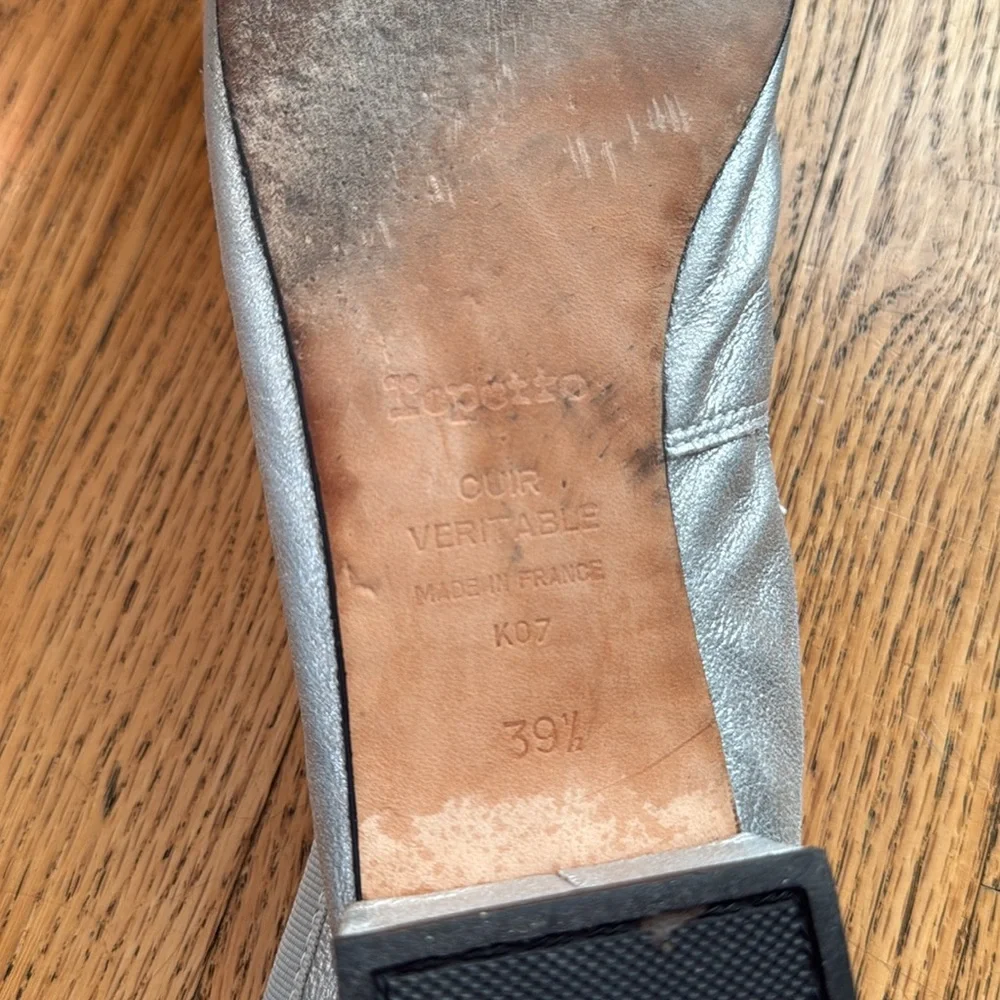 Repetto ballet flats silver size 39.5 cendrillion - Picture 4 of 9